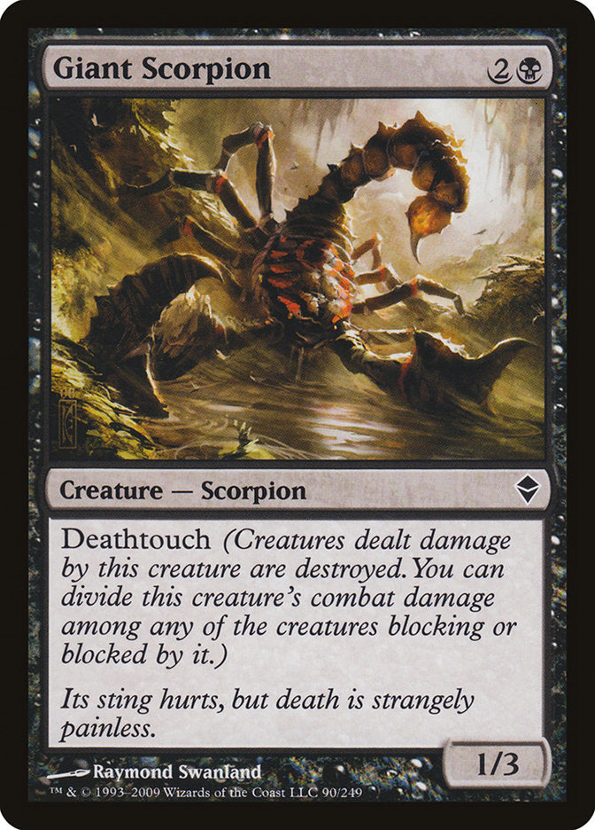Giant Scorpion [Zendikar] | Shuffle n Cut Hobbies & Games