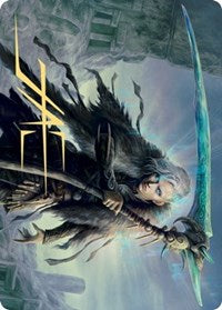 Egon, God of Death Art Card (Gold-Stamped Signature) [Kaldheim Art Series] | Shuffle n Cut Hobbies & Games