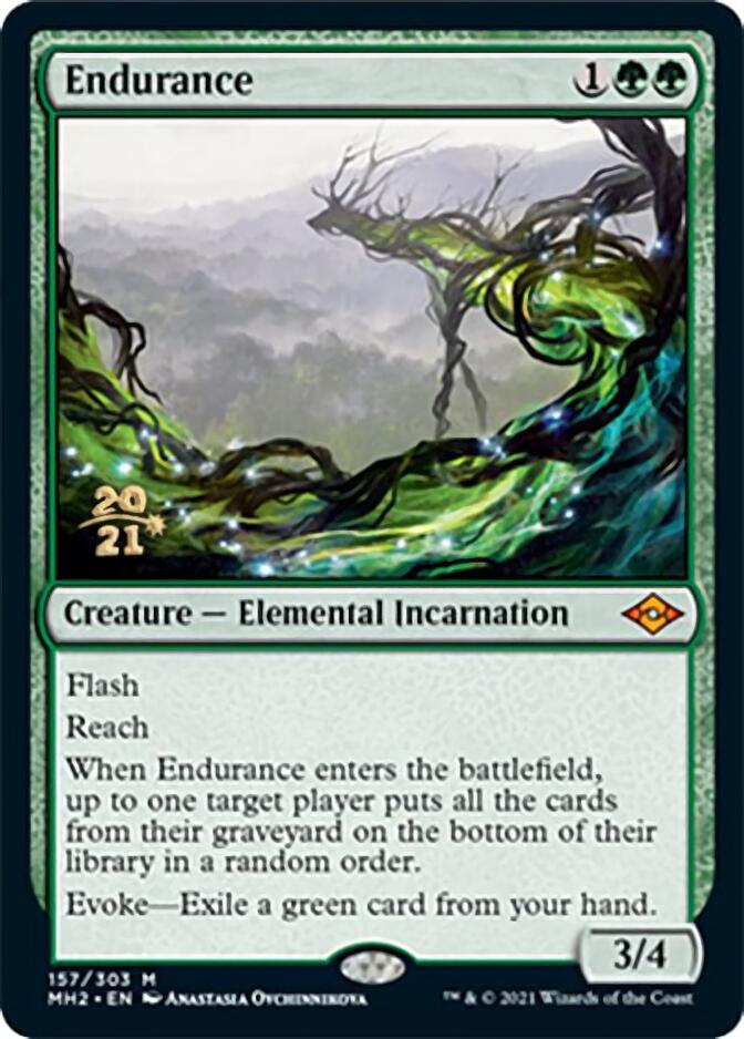 Endurance [Modern Horizons 2 Prerelease Promos] | Shuffle n Cut Hobbies & Games