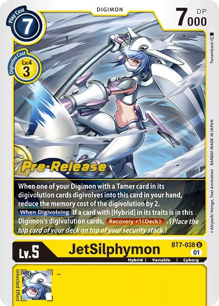 JetSilphymon [BT7-038] [Next Adventure Pre-Release Cards] | Shuffle n Cut Hobbies & Games