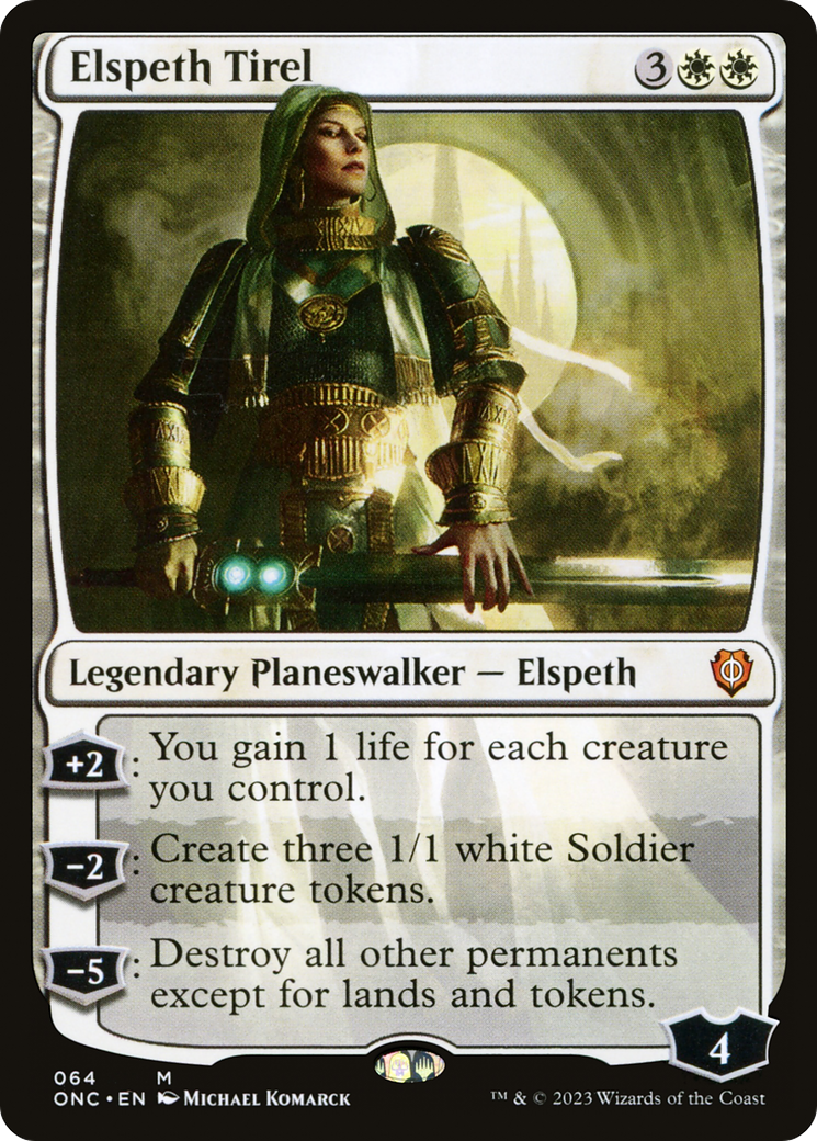 Elspeth Tirel [Phyrexia: All Will Be One Commander] | Shuffle n Cut Hobbies & Games