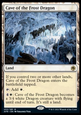 Cave of the Frost Dragon (Promo Pack) [Dungeons & Dragons: Adventures in the Forgotten Realms Promos] | Shuffle n Cut Hobbies & Games