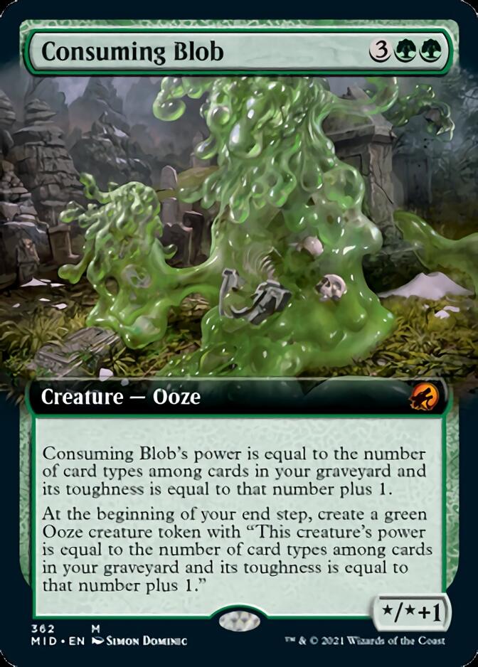 Consuming Blob (Extended Art) [Innistrad: Midnight Hunt] | Shuffle n Cut Hobbies & Games