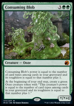 Consuming Blob (Promo Pack) [Innistrad: Midnight Hunt Promos] | Shuffle n Cut Hobbies & Games