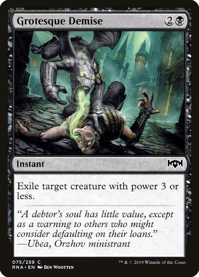 Grotesque Demise [Ravnica Allegiance] | Shuffle n Cut Hobbies & Games
