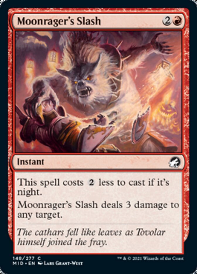 Moonrager's Slash [Innistrad: Midnight Hunt] | Shuffle n Cut Hobbies & Games