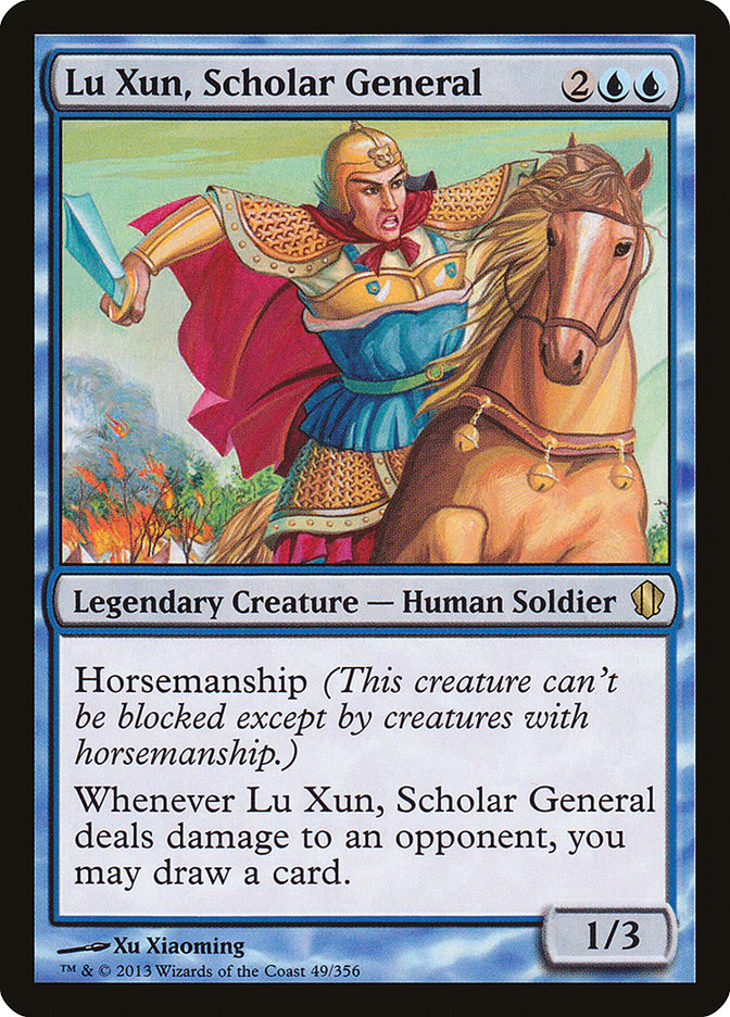 Lu Xun, Scholar General [Commander 2013] | Shuffle n Cut Hobbies & Games