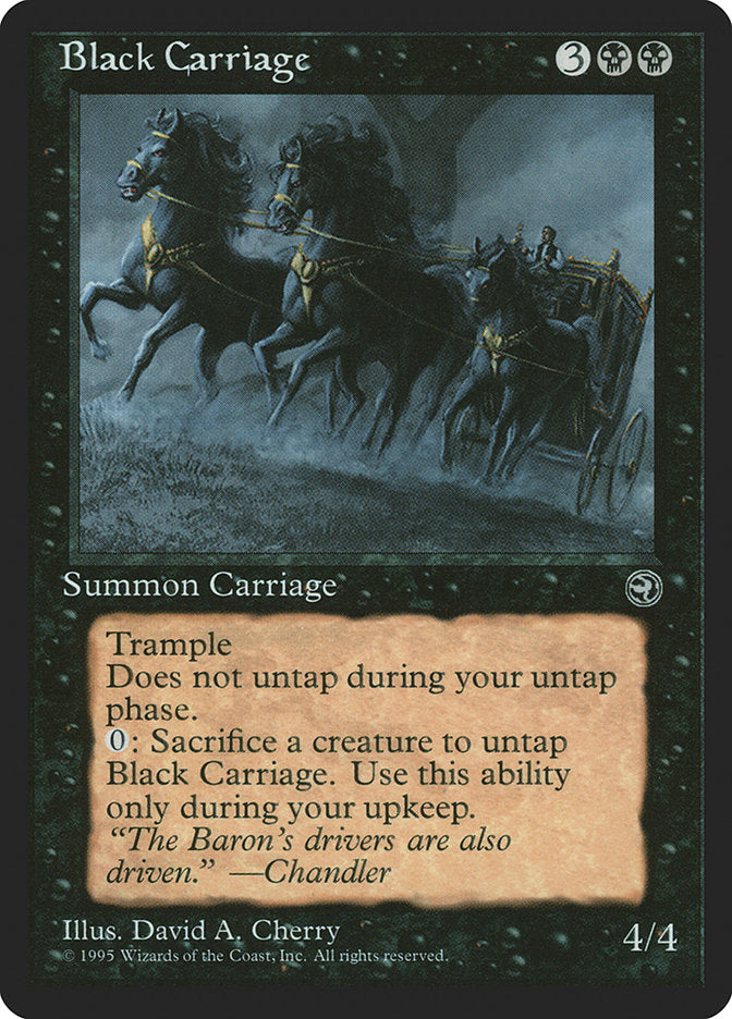 Black Carriage [Homelands] | Shuffle n Cut Hobbies & Games