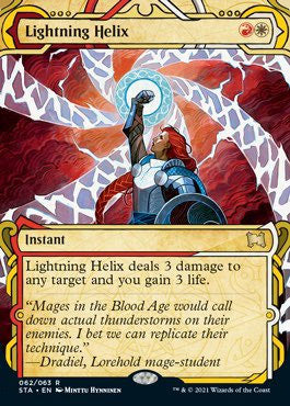 Lightning Helix (Foil Etched) [Strixhaven: School of Mages Mystical Archive] | Shuffle n Cut Hobbies & Games