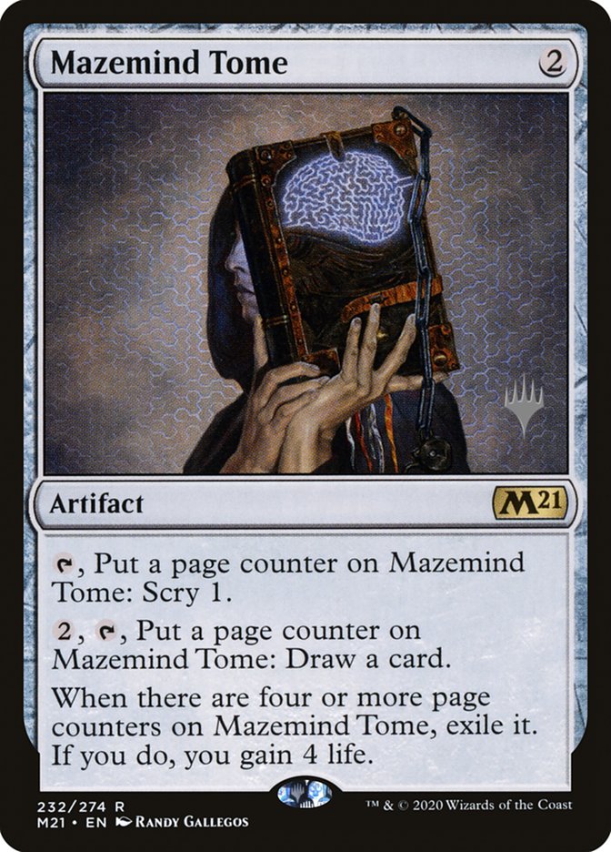 Mazemind Tome (Promo Pack) [Core Set 2021 Promos] | Shuffle n Cut Hobbies & Games