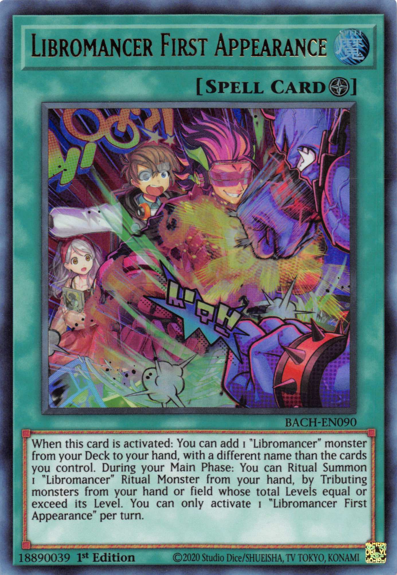 Libromancer First Appearance [BACH-EN090] Ultra Rare | Shuffle n Cut Hobbies & Games