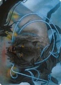 Bind the Monster Art Card [Kaldheim Art Series] | Shuffle n Cut Hobbies & Games