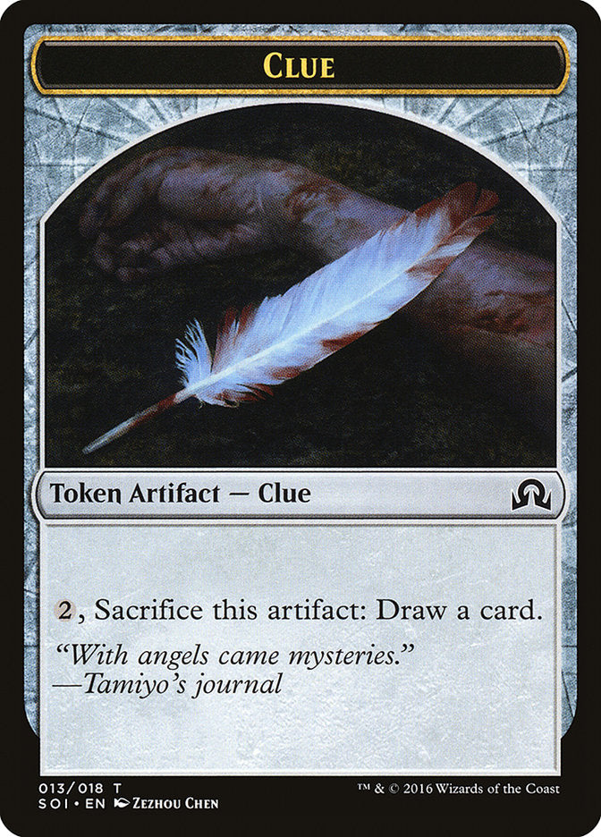 Clue Token (013/018) [Shadows over Innistrad Tokens] | Shuffle n Cut Hobbies & Games