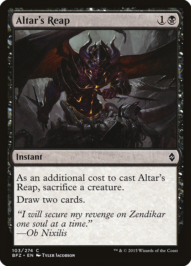 Altar's Reap [Battle for Zendikar] | Shuffle n Cut Hobbies & Games