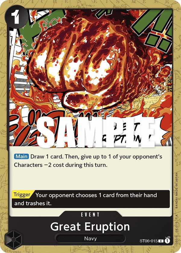 Great Eruption [Starter Deck: Absolute Justice] | Shuffle n Cut Hobbies & Games