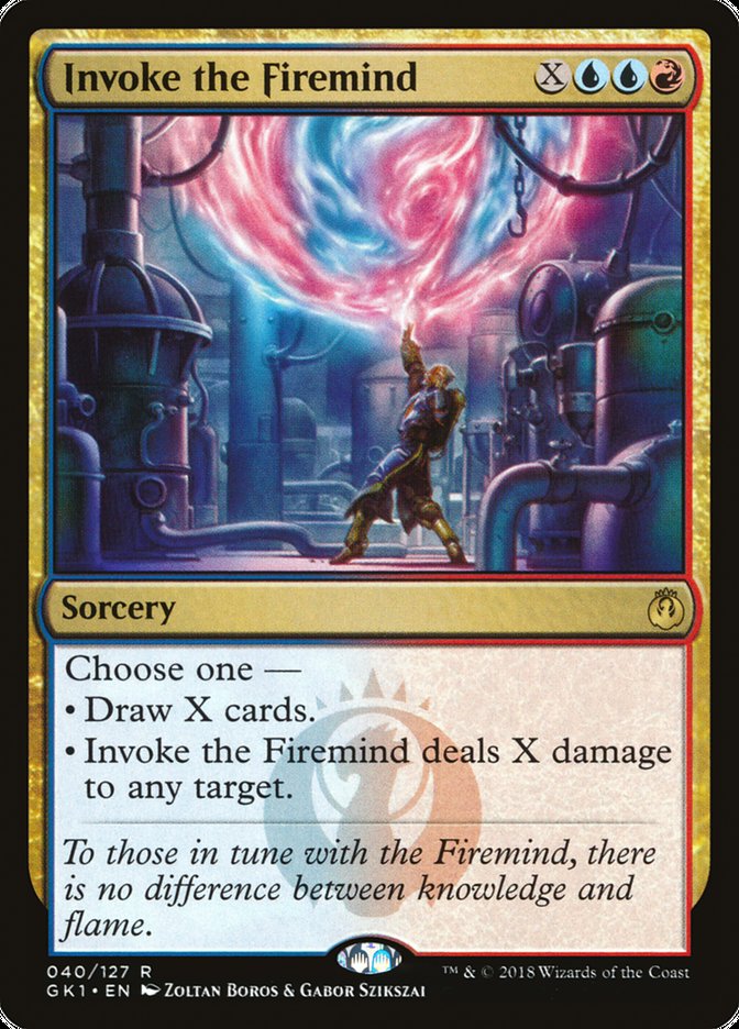 Invoke the Firemind [Guilds of Ravnica Guild Kit] | Shuffle n Cut Hobbies & Games