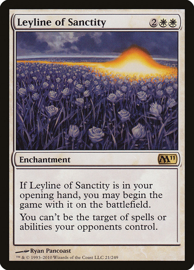 Leyline of Sanctity [Magic 2011] | Shuffle n Cut Hobbies & Games