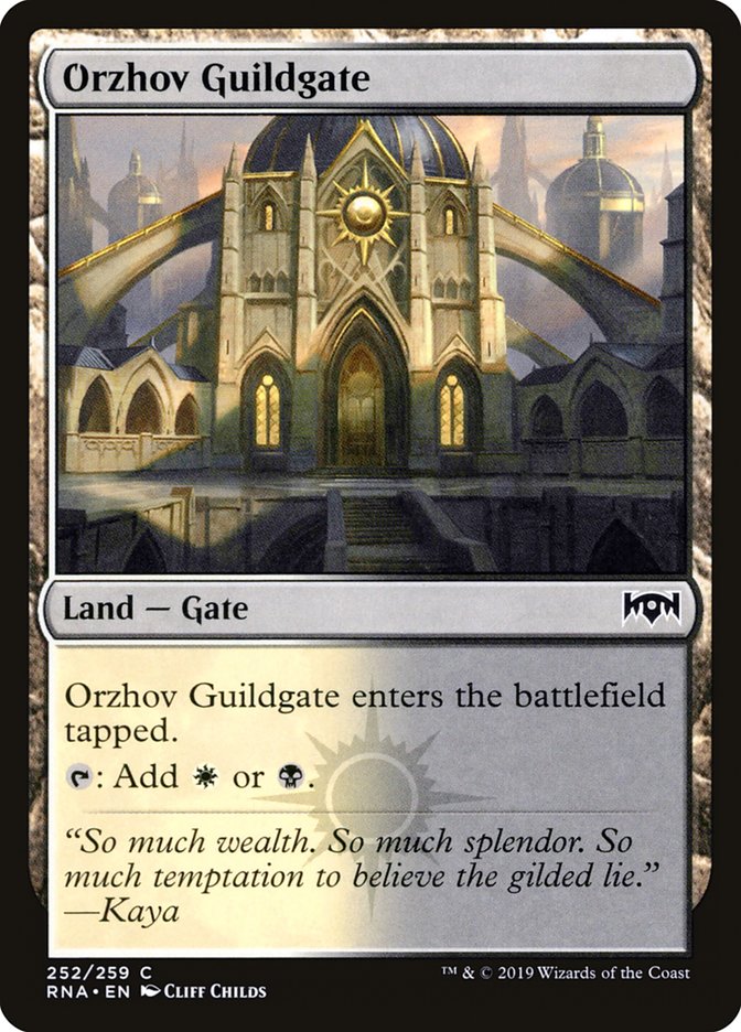 Orzhov Guildgate (252/259) [Ravnica Allegiance] | Shuffle n Cut Hobbies & Games