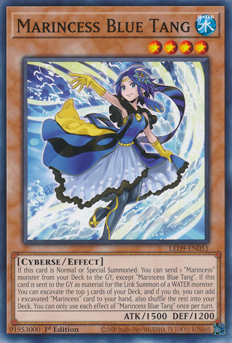 Marincess Blue Tang [LED9-EN051] Common | Shuffle n Cut Hobbies & Games