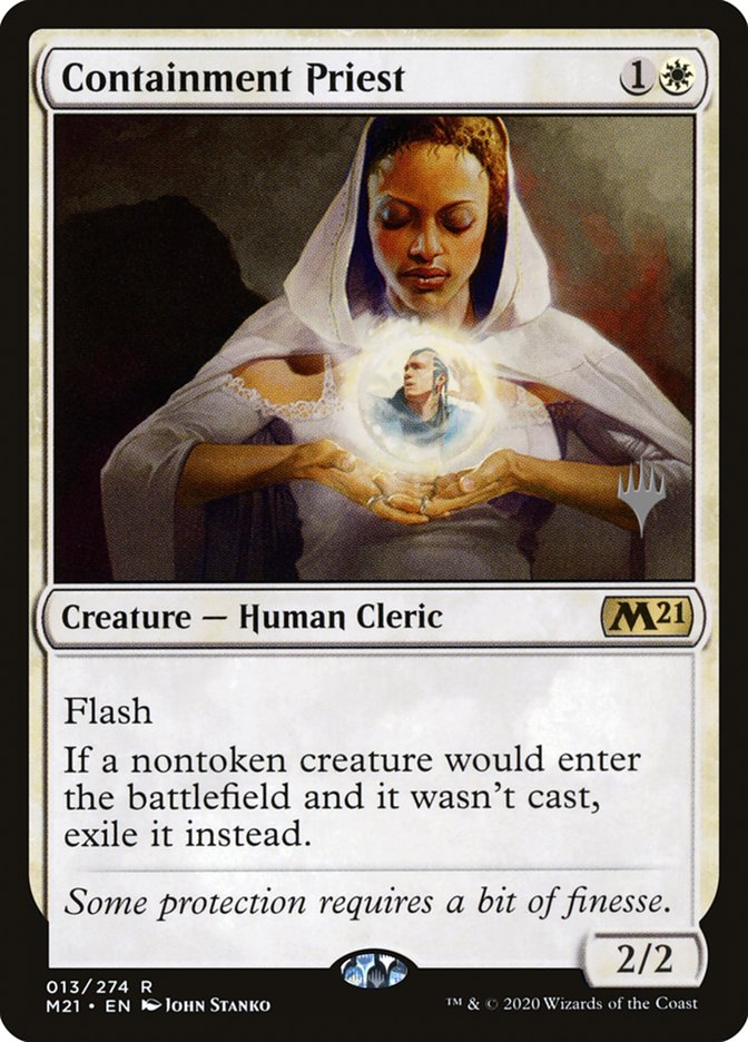 Containment Priest (Promo Pack) [Core Set 2021 Promos] | Shuffle n Cut Hobbies & Games