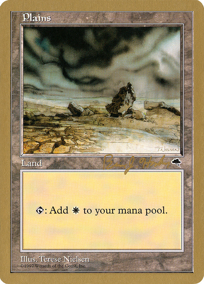 Plains (bh331) (Brian Hacker) [World Championship Decks 1998] | Shuffle n Cut Hobbies & Games