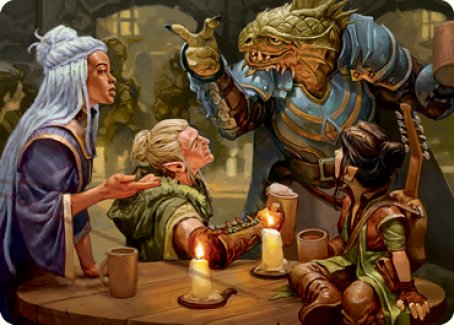 You Meet in a Tavern Art Card [Dungeons & Dragons: Adventures in the Forgotten Realms Art Series] | Shuffle n Cut Hobbies & Games