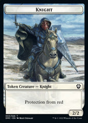 Soldier // Knight Double-Sided Token [Dominaria United Tokens] | Shuffle n Cut Hobbies & Games