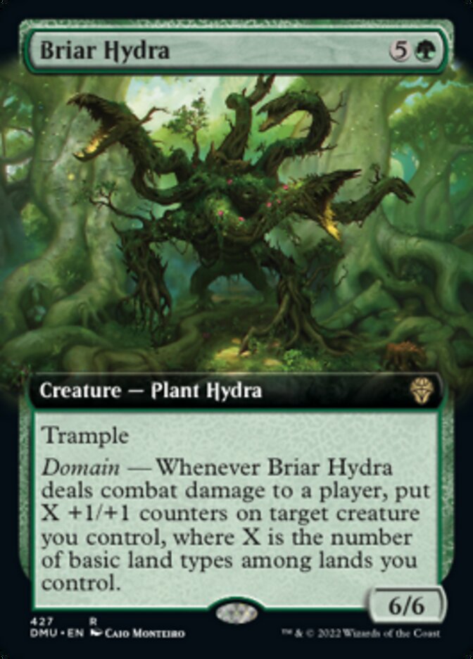 Briar Hydra (Extended Art) [Dominaria United] | Shuffle n Cut Hobbies & Games