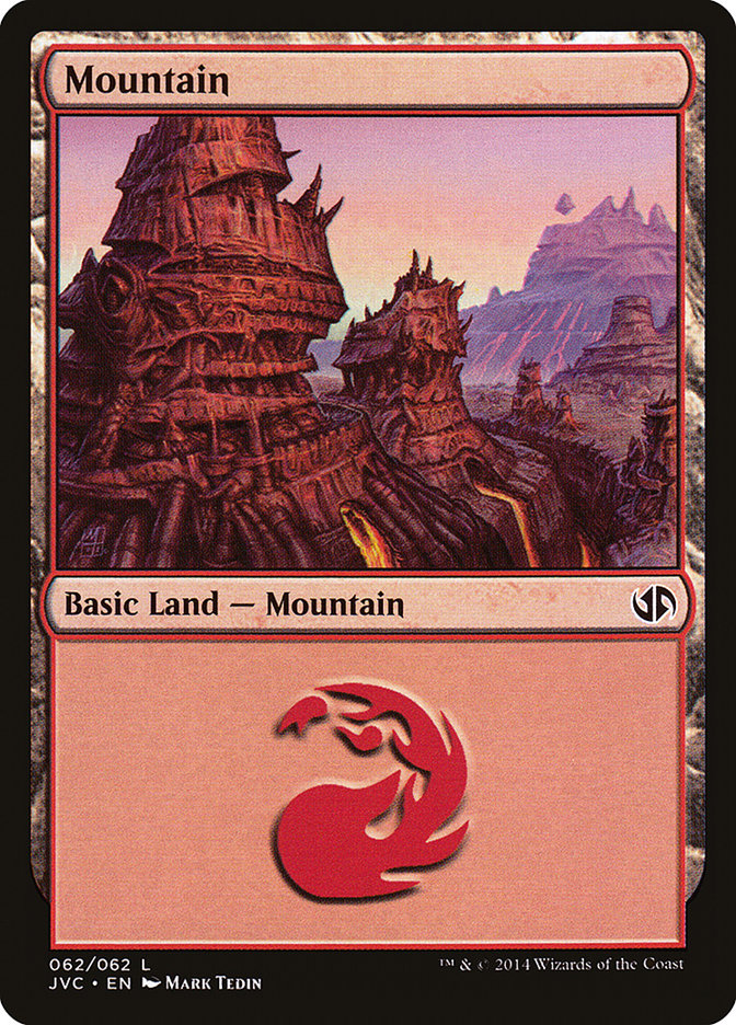Mountain (62) [Duel Decks Anthology] | Shuffle n Cut Hobbies & Games