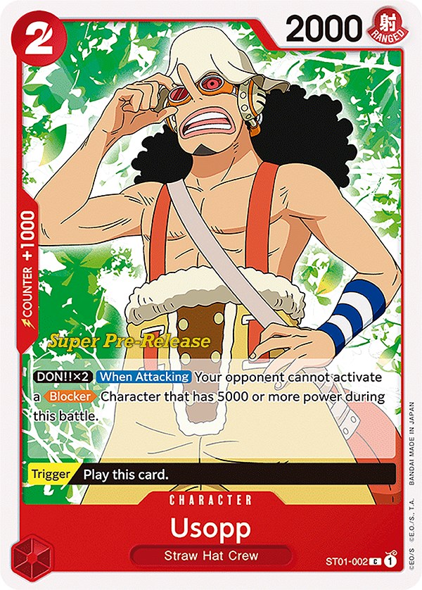 Usopp [Super Pre-Release Starter Deck: Straw Hat Crew] | Shuffle n Cut Hobbies & Games