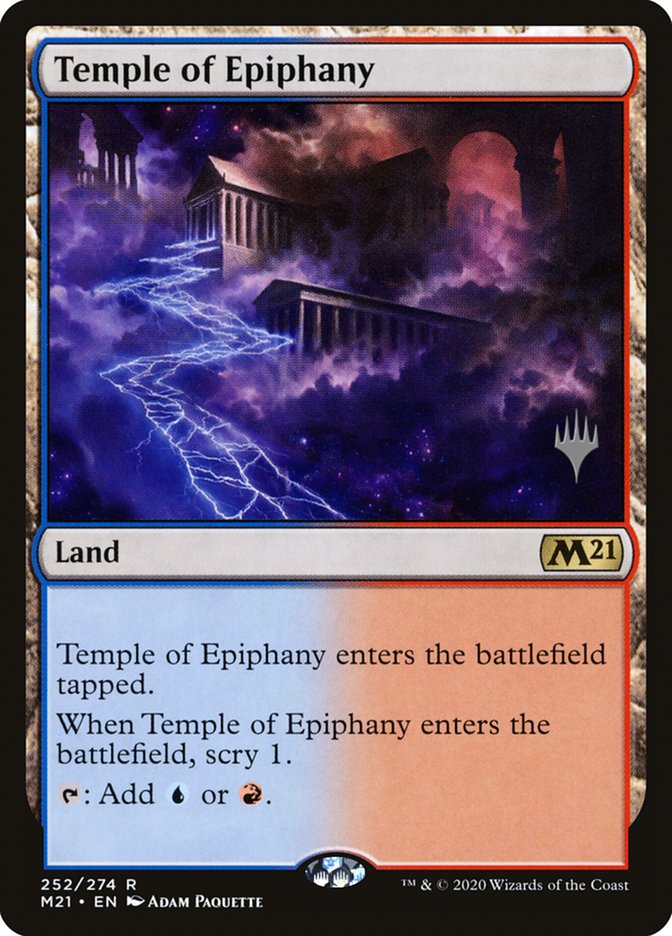 Temple of Epiphany (Promo Pack) [Core Set 2021 Promos] | Shuffle n Cut Hobbies & Games