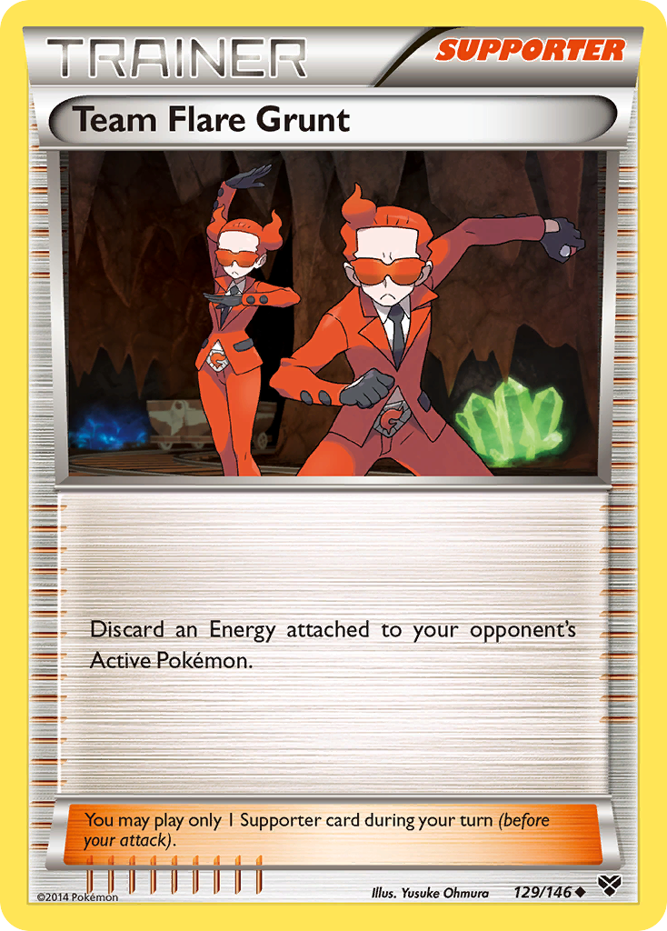 Team Flare Grunt (129/146) [XY: Base Set] | Shuffle n Cut Hobbies & Games