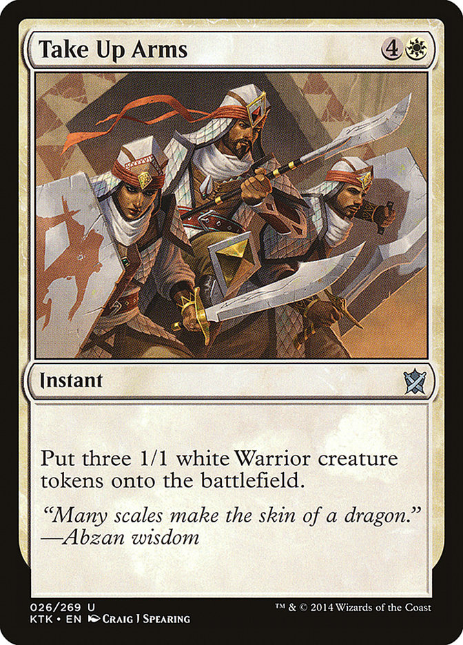 Take Up Arms [Khans of Tarkir] | Shuffle n Cut Hobbies & Games