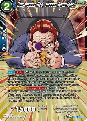 Commander Red, Hidden Ambitions (BT17-036) [Ultimate Squad] | Shuffle n Cut Hobbies & Games