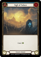 Sigil of Solace (Blue) [WTR175-R] Alpha Print Normal | Shuffle n Cut Hobbies & Games