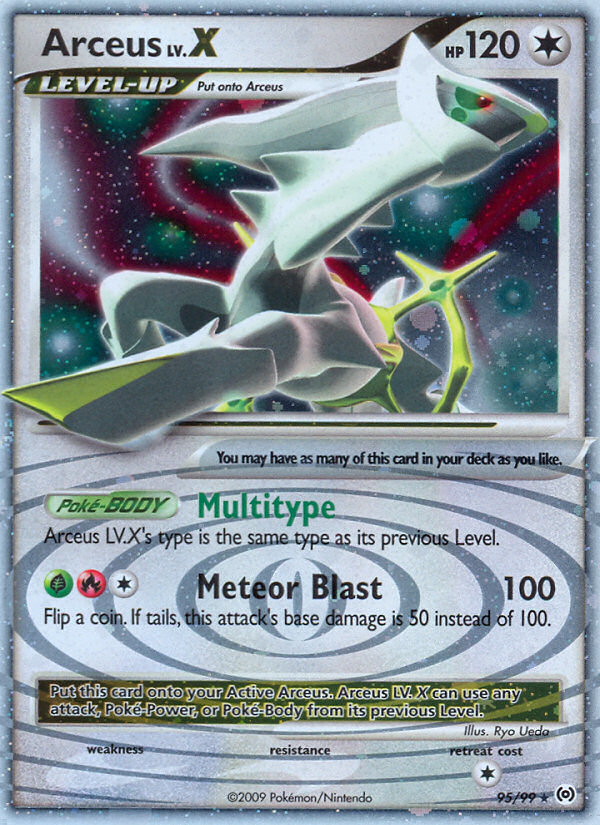 Arceus LV.X (95/99) [Platinum: Arceus] | Shuffle n Cut Hobbies & Games