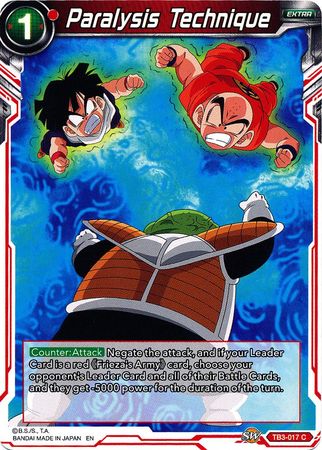 Paralysis Technique [TB3-017] | Shuffle n Cut Hobbies & Games