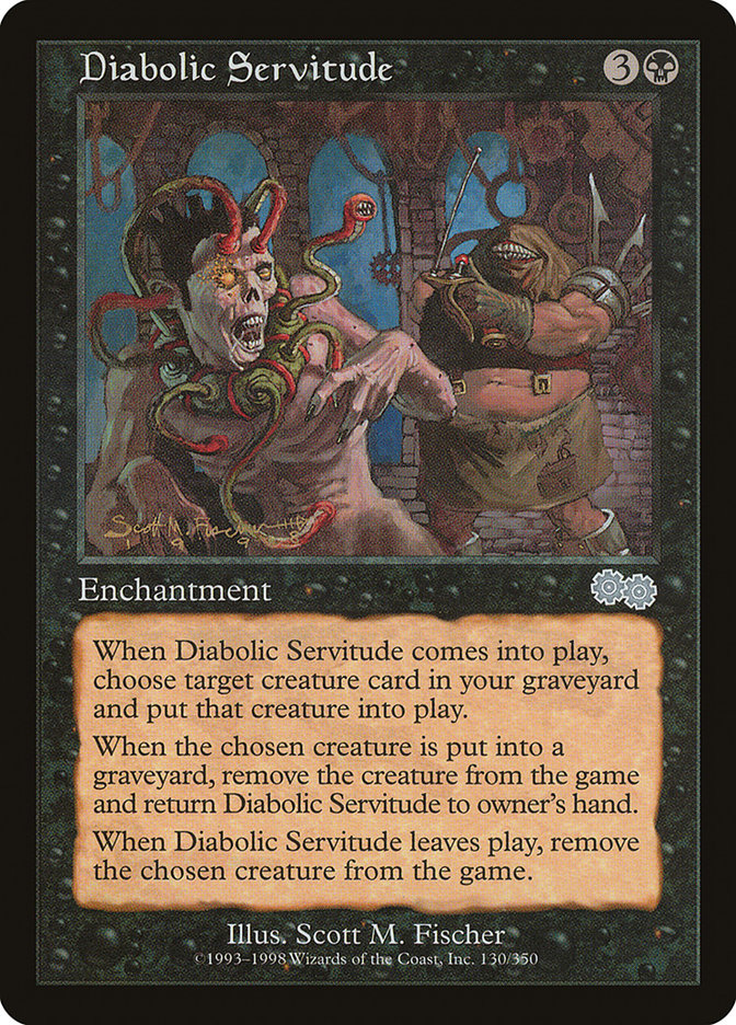 Diabolic Servitude [Urza's Saga] | Shuffle n Cut Hobbies & Games