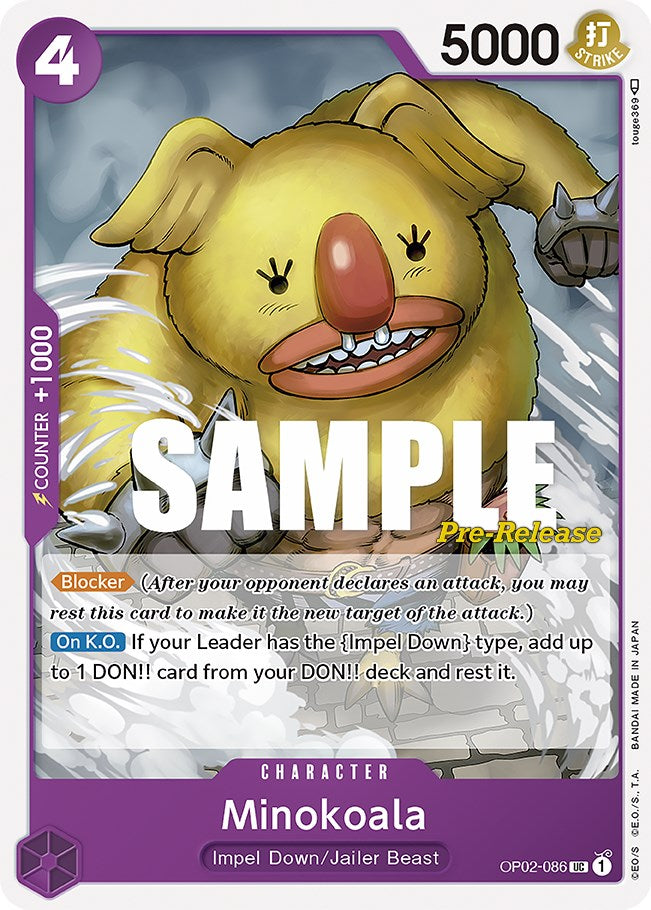 Minokoala [Paramount War Pre-Release Cards] | Shuffle n Cut Hobbies & Games