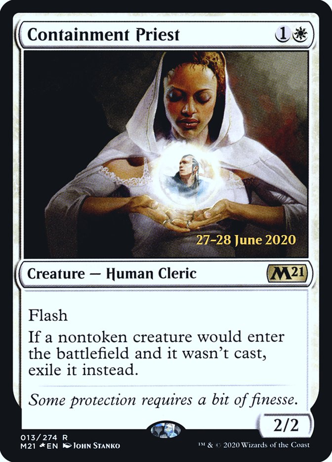 Containment Priest [Core Set 2021 Prerelease Promos] | Shuffle n Cut Hobbies & Games