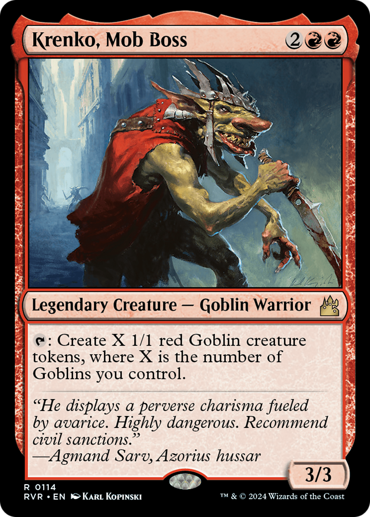 Krenko, Mob Boss [Ravnica Remastered] | Shuffle n Cut Hobbies & Games