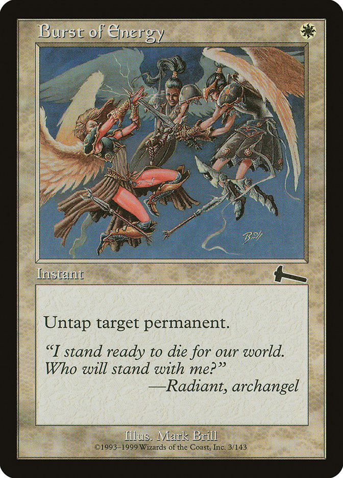 Burst of Energy [Urza's Legacy] | Shuffle n Cut Hobbies & Games