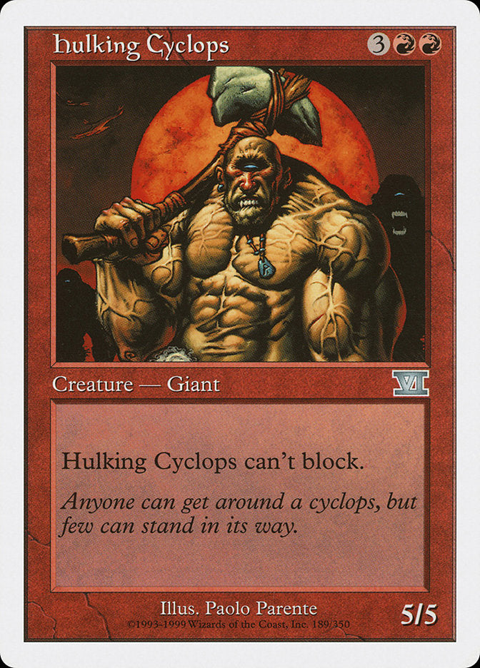 Hulking Cyclops [Classic Sixth Edition] | Shuffle n Cut Hobbies & Games