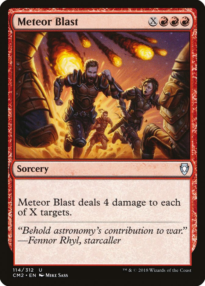 Meteor Blast [Commander Anthology Volume II] | Shuffle n Cut Hobbies & Games