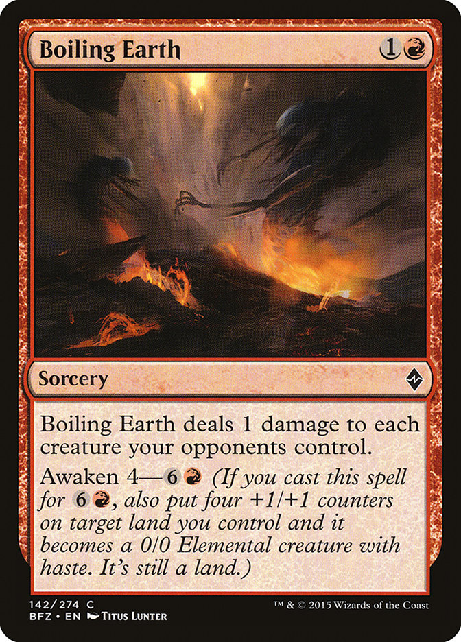Boiling Earth [Battle for Zendikar] | Shuffle n Cut Hobbies & Games
