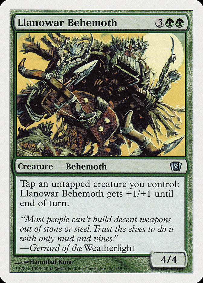 Llanowar Behemoth [Eighth Edition] | Shuffle n Cut Hobbies & Games