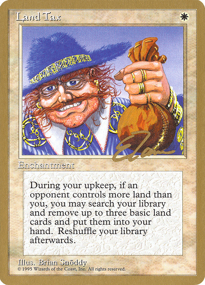 Land Tax (Eric Tam) [Pro Tour Collector Set] | Shuffle n Cut Hobbies & Games