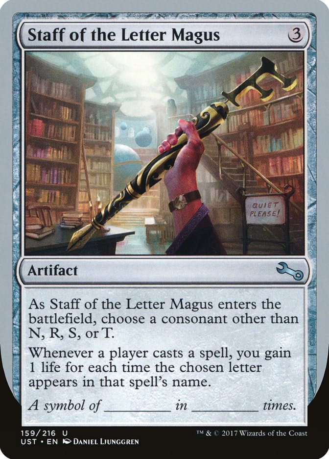 Staff of the Letter Magus [Unstable] | Shuffle n Cut Hobbies & Games