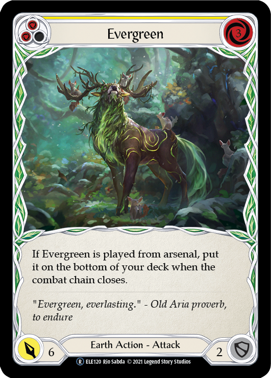 Evergreen (Yellow) [U-ELE120] Unlimited Normal | Shuffle n Cut Hobbies & Games