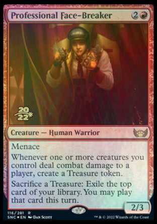 Professional Face-Breaker [Streets of New Capenna Prerelease Promos] | Shuffle n Cut Hobbies & Games